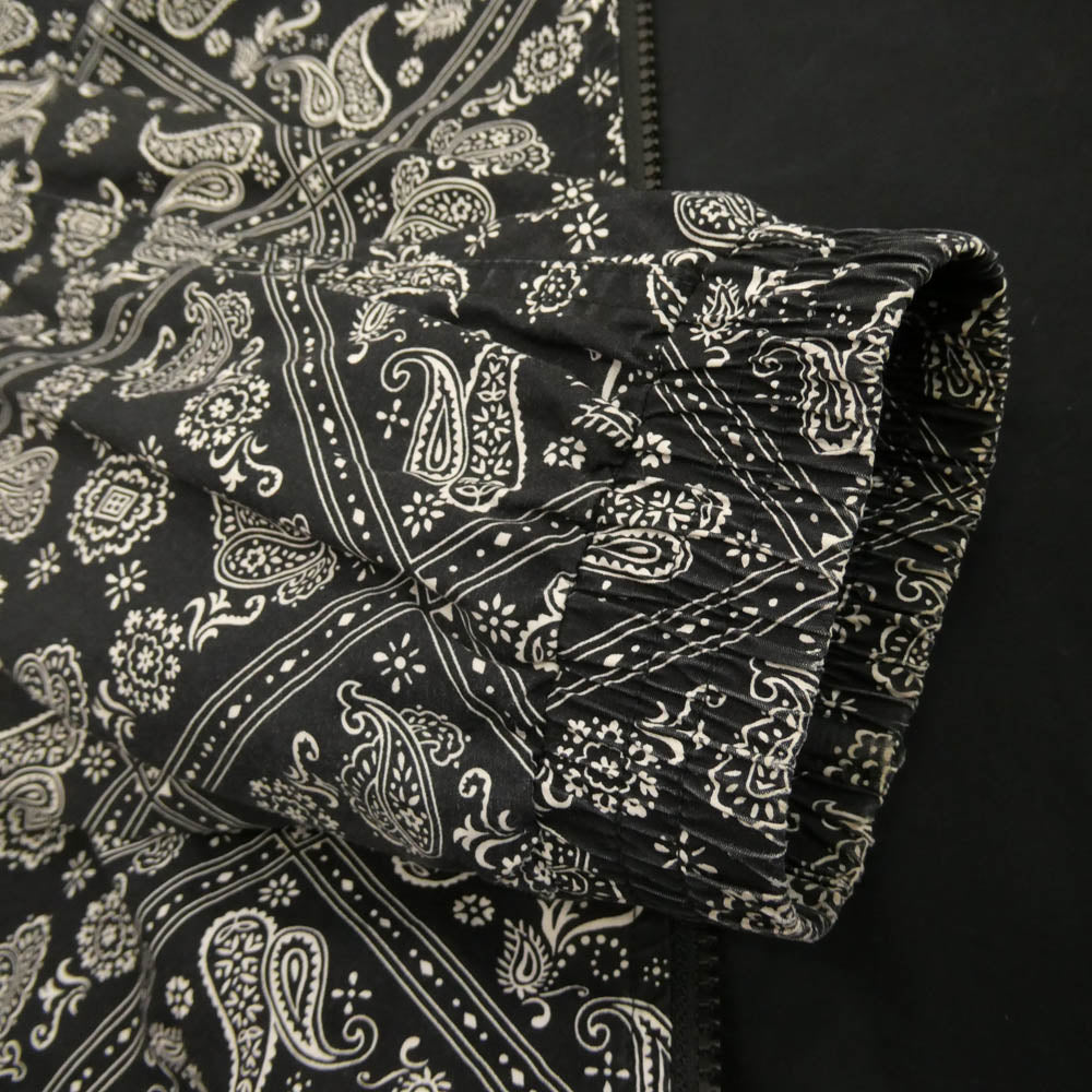 Supreme シュプリーム 18SS Bandana Track Jacket バンダナ ペイズリー トラックジャケット ブラック系 XL【中古】
