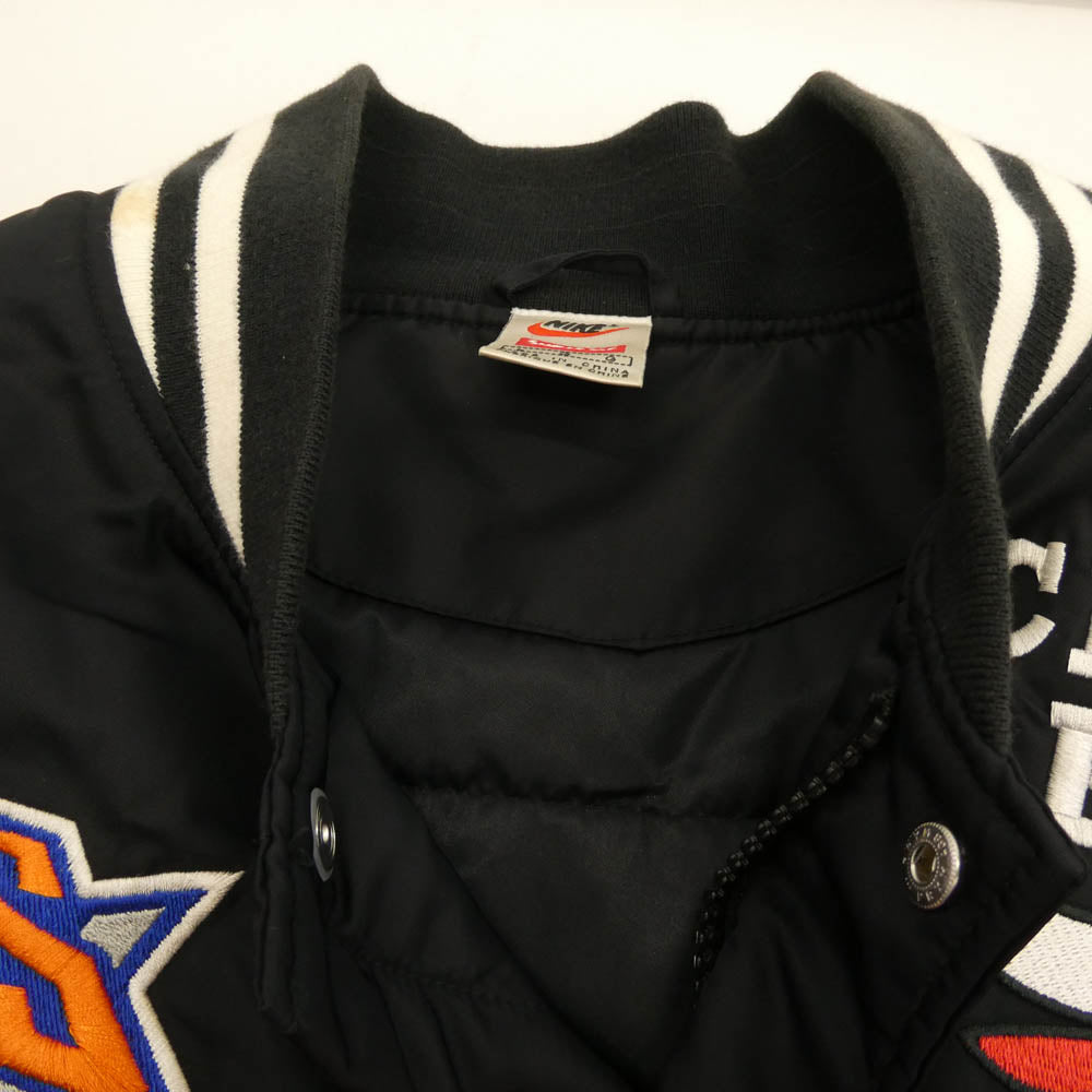 Supreme シュプリーム 18SS NIKE ナイキ NBA Teams Warm-Up Jacket ウォームアップ ジャケット ブルゾン スタジャン ブラック系 L【中古】