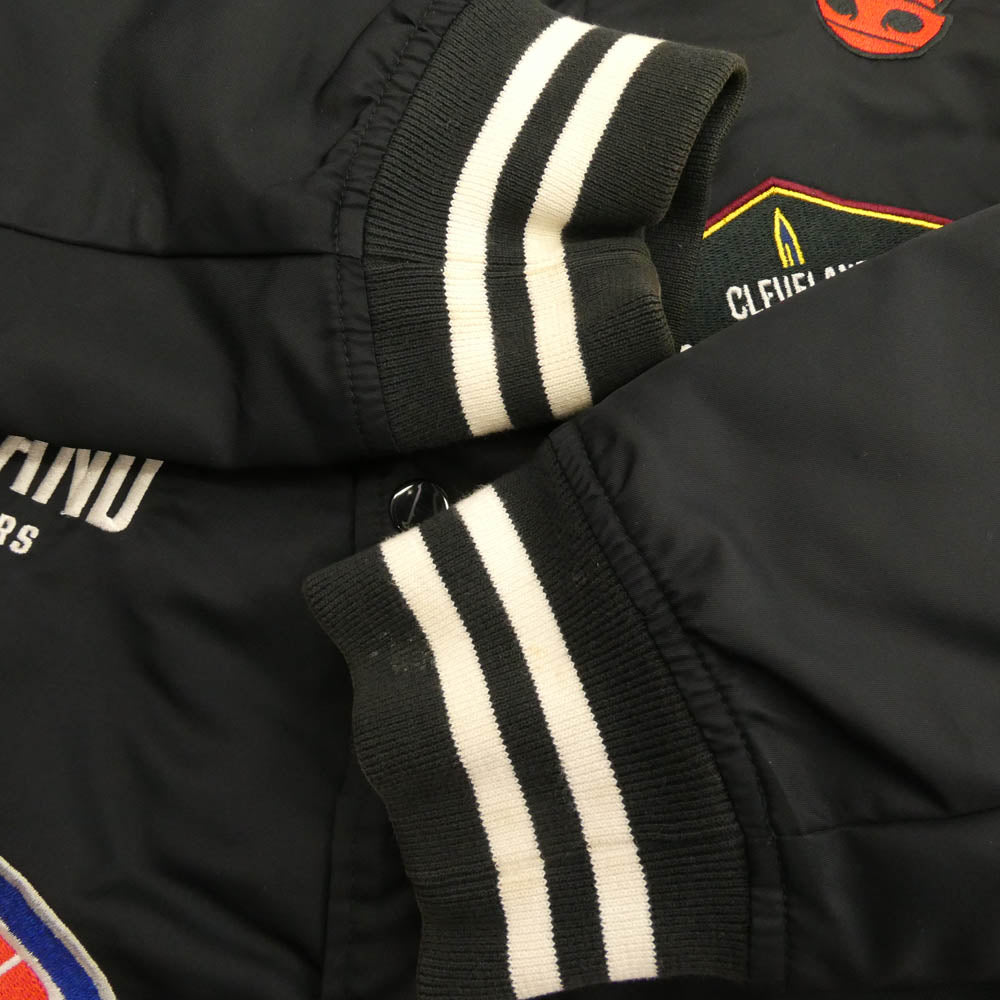 Supreme シュプリーム 18SS NIKE ナイキ NBA Teams Warm-Up Jacket ウォームアップ ジャケット ブルゾン スタジャン ブラック系 L【中古】