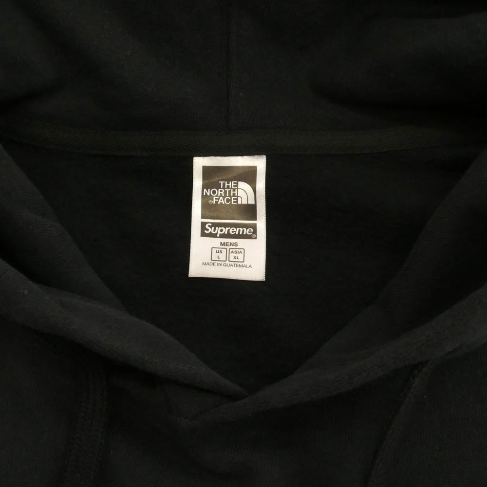 Supreme シュプリーム 22SS NT022081 ×THE NORTH FACE Bandana Hooded SweatShirt ノースフェイス バンダナ フーデッド スウェット シャツ ブラック系 XL【中古】