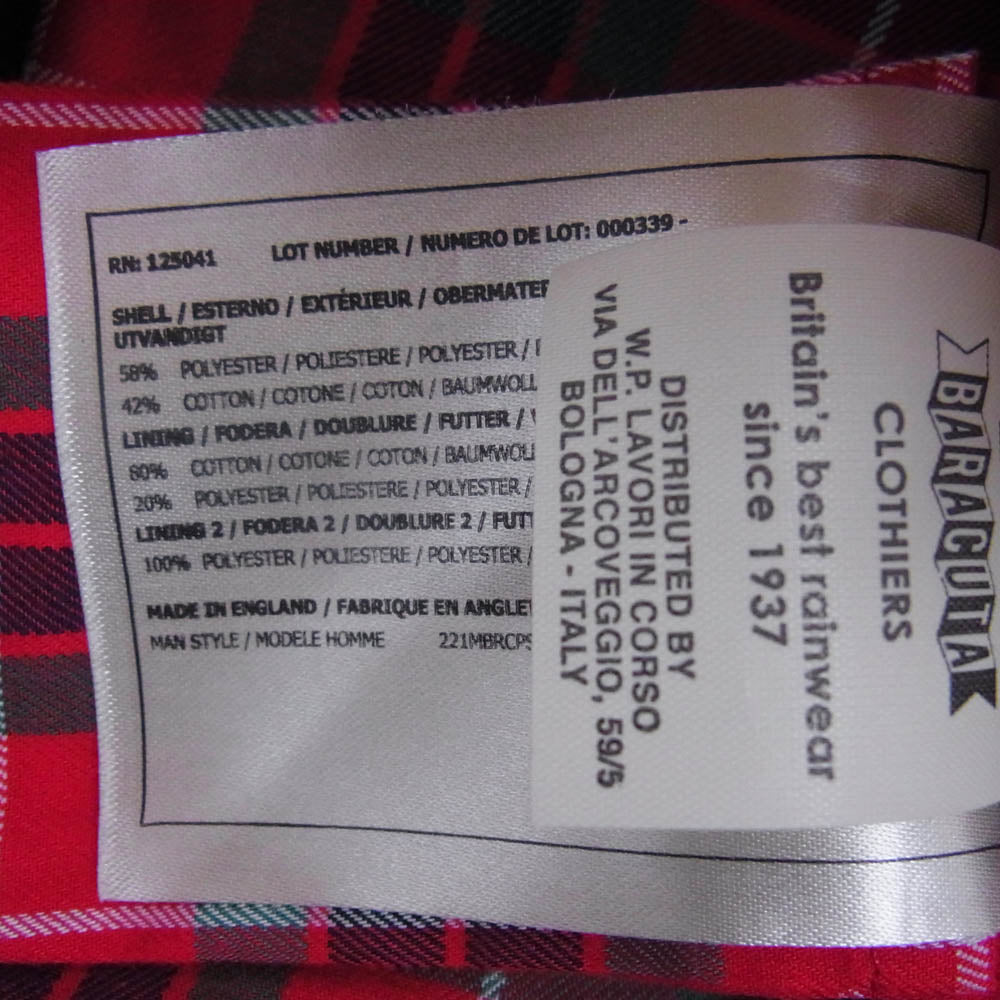 BARACUTA バラクータ 000339 G9 HARRINGTON JACKET ハリントン ジャケット ブラック系 44【中古】