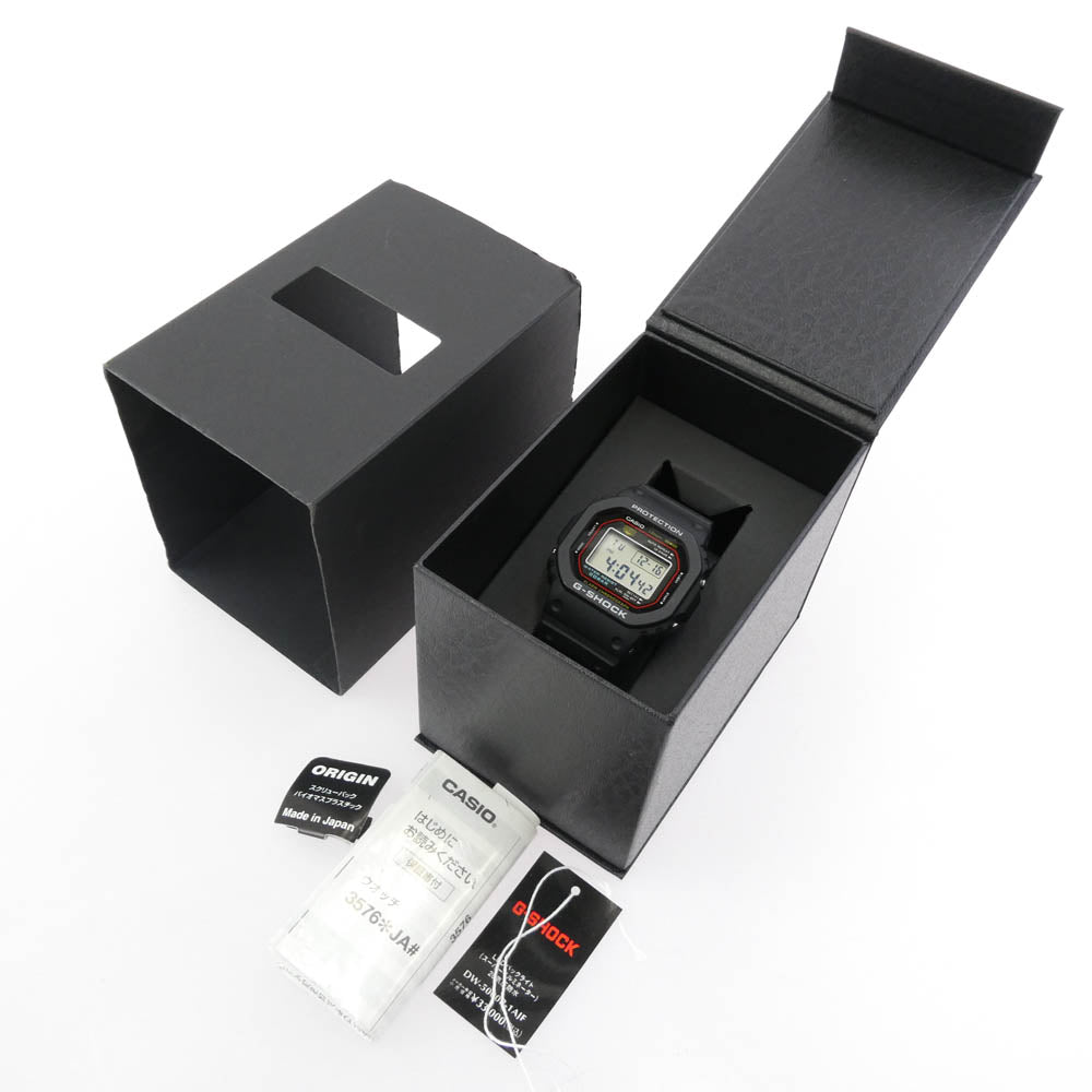 G-SHOCK ジーショック DW-5000R-1AJF ORIGIN 初代復刻モデル デジタル クォーツ 腕時計 ブラック系【中古】