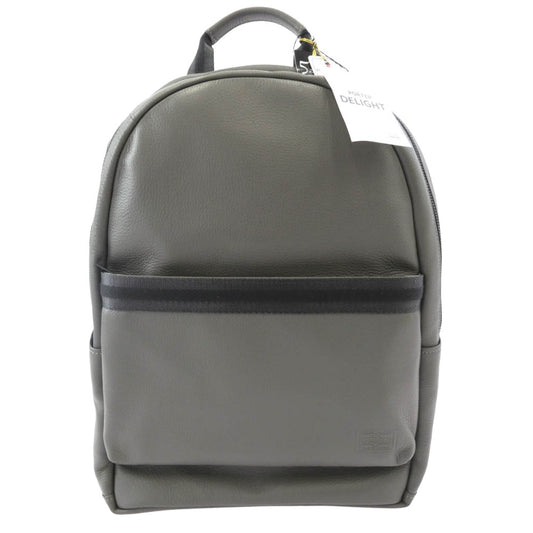PORTER ポーター 145-03289 DELIGHT ディライト DAYPACK デイパック シュリンクレザー バックパック グレー系【新古品】【未使用】【中古】