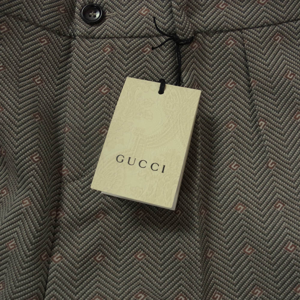 GUCCI グッチ 737829 チルドレンズ キッズサイズ バミューダパンツ ハーフパンツ ライトブラウン系 10(140/63)【極上美品】【中古】