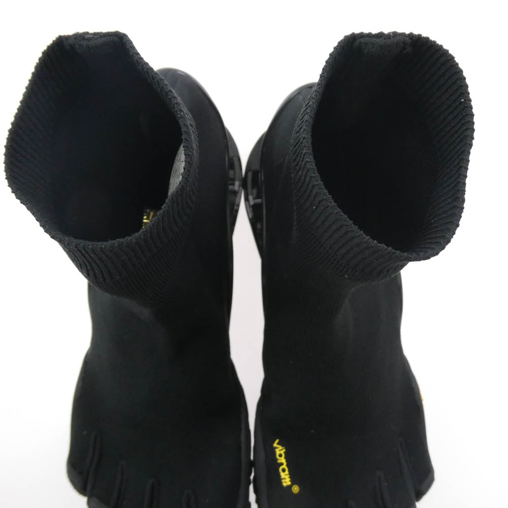 BALENCIAGA バレンシアガ 636912 W3BE1 Toe Sock Sneakers トゥソック フィンガー ハイカット ソックス スニーカー ブラック系 41【極上美品】【中古】