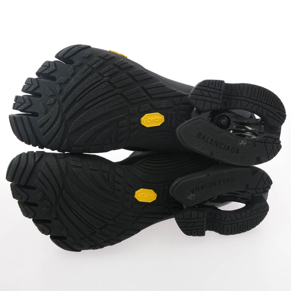 BALENCIAGA バレンシアガ 636912 W3BE1 Toe Sock Sneakers トゥソック フィンガー ハイカット ソックス スニーカー ブラック系 41【極上美品】【中古】