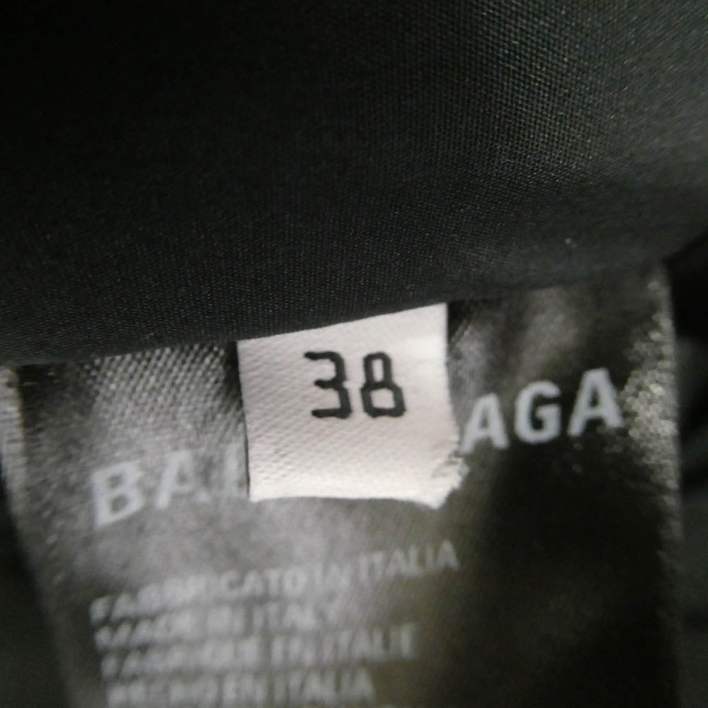 BALENCIAGA バレンシアガ 714898 TNO19 × ADIDAS アディダス 3 Line Oversized Down Jacket 3ライン オーバーサイズ ダウンジャケット ブラック系 38【極上美品】【中古】