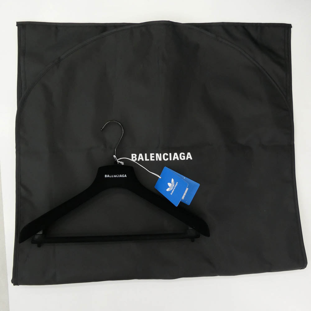 BALENCIAGA バレンシアガ 714898 TNO19 × ADIDAS アディダス 3 Line Oversized Down Jacket 3ライン オーバーサイズ ダウンジャケット ブラック系 38【極上美品】【中古】