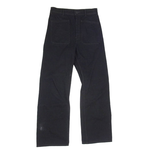 LEMAIRE ルメール DENIM SAILOR PANTS セーラー デニムパンツ ブラック系 48【中古】