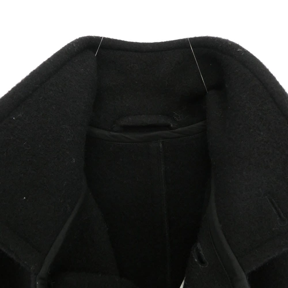 LEMAIRE ルメール 22AW WRAP COAT DOUBLE WOOL 両面ウール ヴァージンウール ラップコート ブラック系 L【中古】