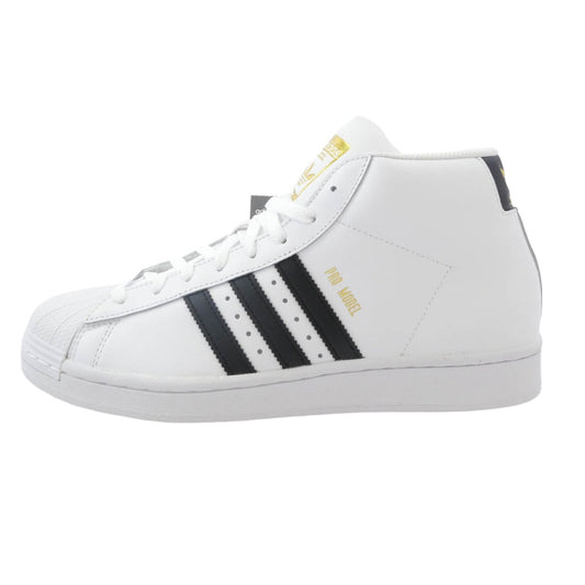 adidas アディダス FV5722 PRO MODEL プロモデル ミッドカット スニーカー ホワイト系 28cm【極上美品】【中古】