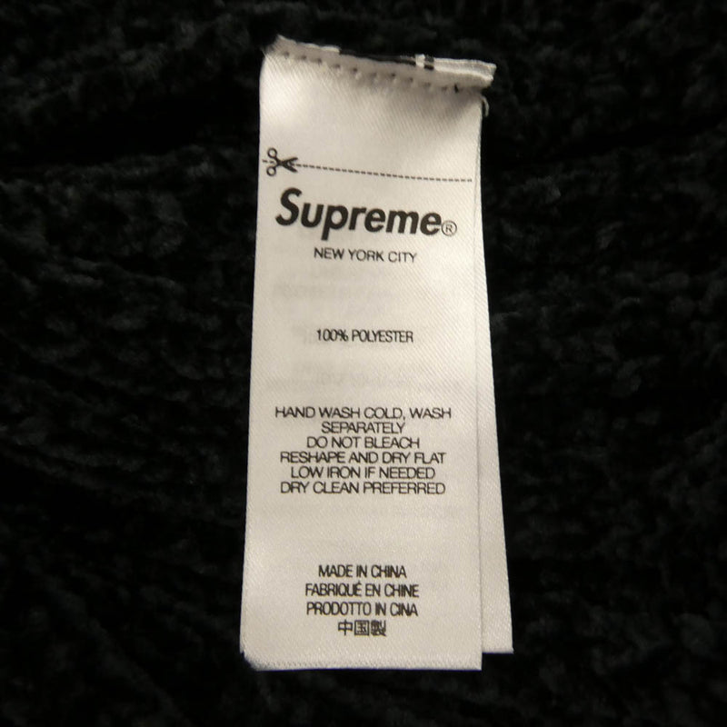 Supreme Chenille Sweater Vest ブラック Supreme Chenille Sweater Vest ブラック Chenille Sweater Vest