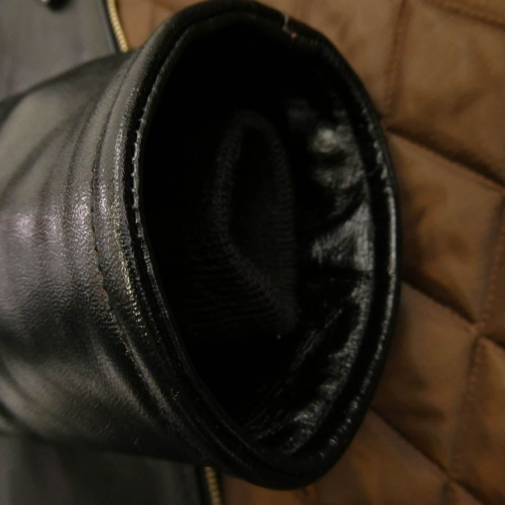 Buzz Rickson's バズリクソンズ BR80640 WILLIAM GIBSON COLLECTION Type BLACK LEATHER N-1 ウィリアムギブソン レザー ジャケット ブラック系 40【極上美品】【中古】