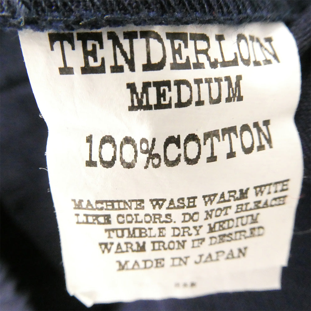 TENDERLOIN テンダーロイン 13AW T-RACING ZIP JKT ロゴワッペン レーシング ジップ ジャケット ネイビー系 M【中古】
