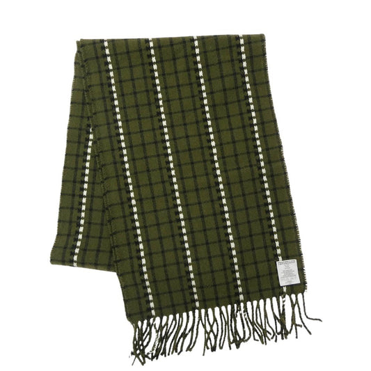 TENDERLOIN テンダーロイン 16AW T-STOLE DOT ドット チェック柄 ストール マフラー グリーン系【中古】