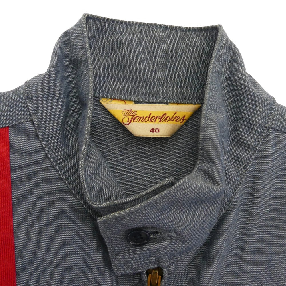 TENDERLOIN テンダーロイン T-RACING JKT DENIM レーシング デニム スイングトップ ジャケット ブルー系 M【中古】