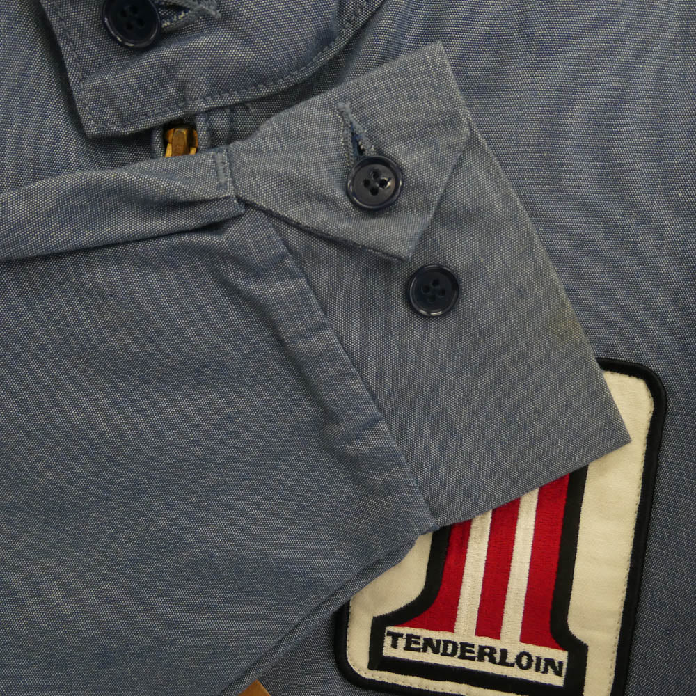 TENDERLOIN テンダーロイン T-RACING JKT DENIM レーシング デニム スイングトップ ジャケット ブルー系 M【中古】