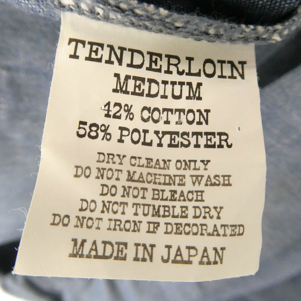 TENDERLOIN テンダーロイン T-RACING JKT DENIM レーシング デニム スイングトップ ジャケット ブルー系 M【中古】