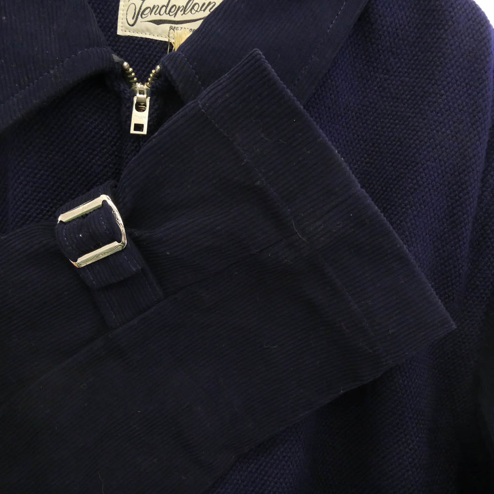 TENDERLOIN テンダーロイン 14AW T-RAG JKT 襟コーデュロイ 切替 ラグ ジャケット TALON ZIP ネイビー系 M【中古】
