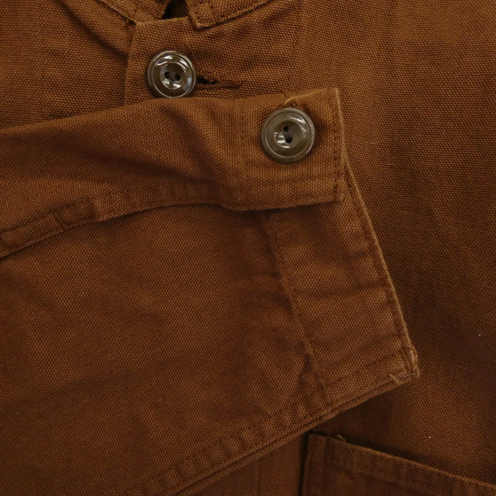 TENDERLOIN テンダーロイン T-BEST COVERALL ロゴワッペン スタンドカラー コットン カバーオール ブラウン系 M【中古】