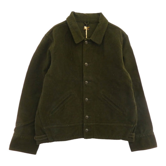 TENDERLOIN テンダーロイン 12SS T-MOLESKIN JKT モールスキン ジャケット モスグリーン系 M【中古】