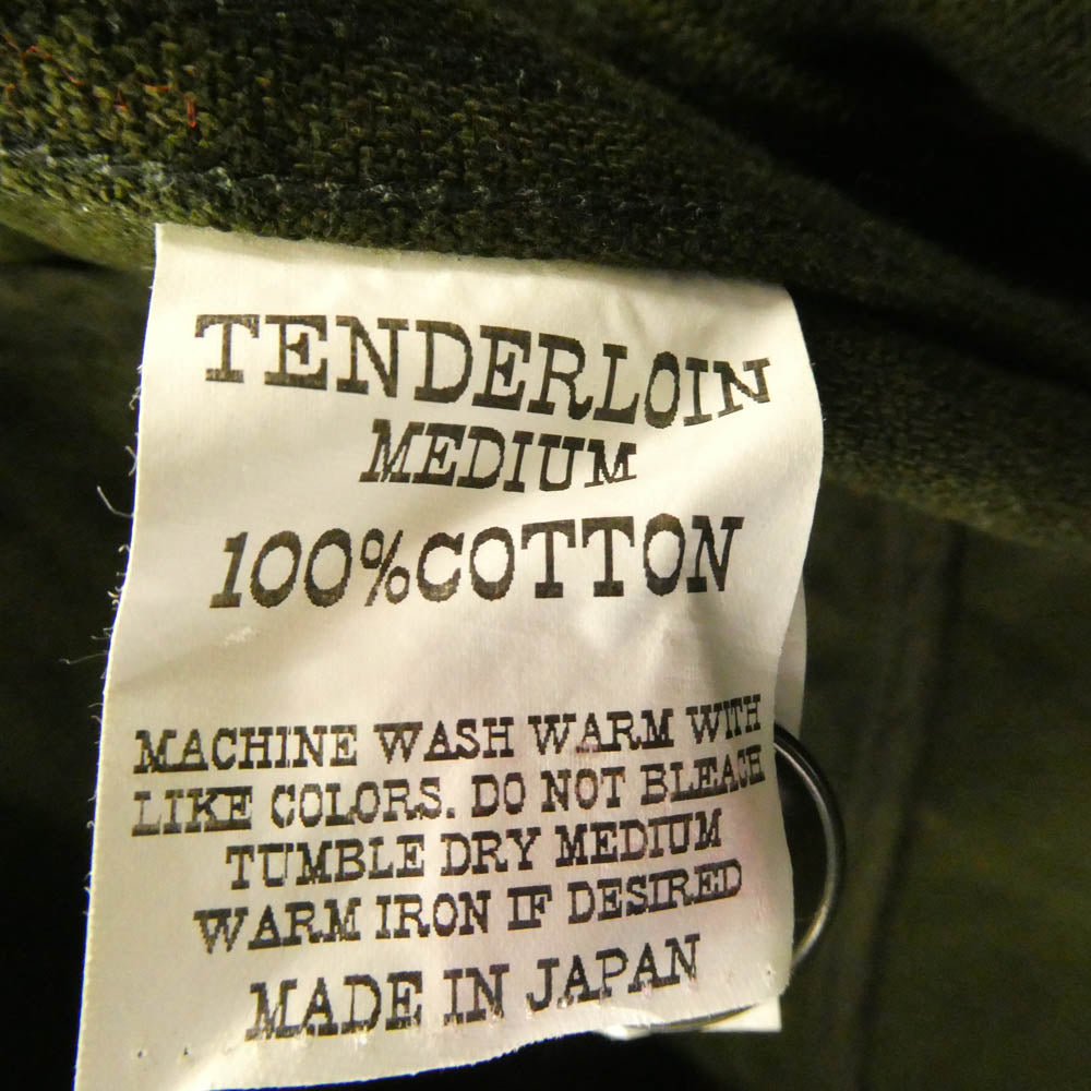 TENDERLOIN テンダーロイン 12SS T-MOLESKIN JKT モールスキン ジャケット モスグリーン系 M【中古】