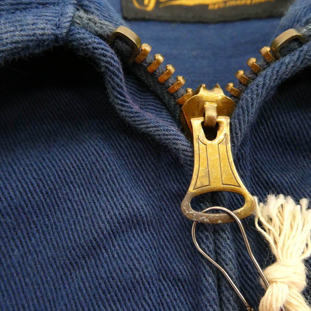 TENDERLOIN テンダーロイン T-WORK JKT ロゴワッペン バック チェーンステッチ ロゴ 刺繍 ワーク ジャケット ネイビー系 M【中古】