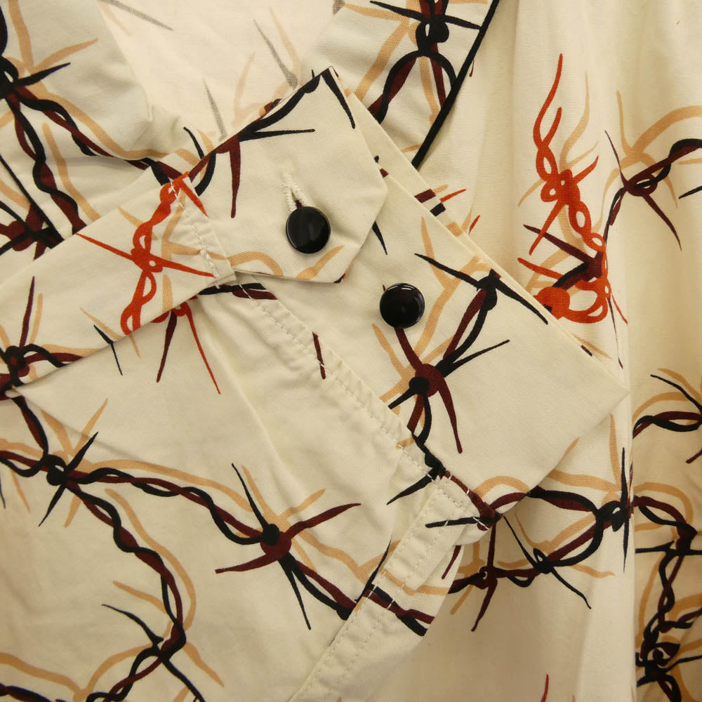 TENDERLOIN テンダーロイン T-DRIZZLER BW 有刺鉄線 総柄 ドリズラー ジャケット TALON ZIP M【中古】