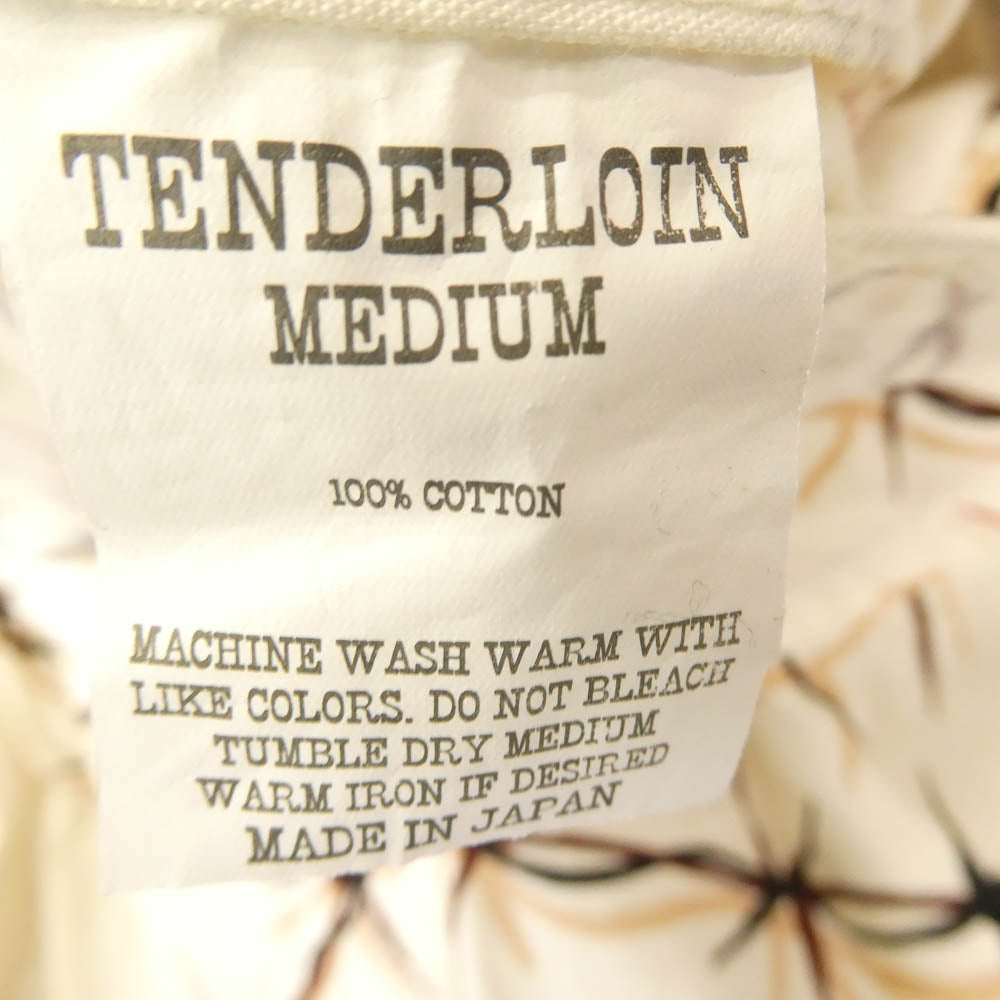TENDERLOIN テンダーロイン T-DRIZZLER BW 有刺鉄線 総柄 ドリズラー ジャケット TALON ZIP M【中古】