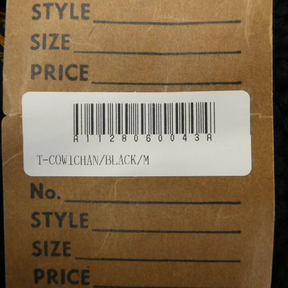 TENDERLOIN テンダーロイン T-COWICHAN ウルフ カウチン ニット ジャケット ブラック ブラック系 M【極上美品】【中古】
