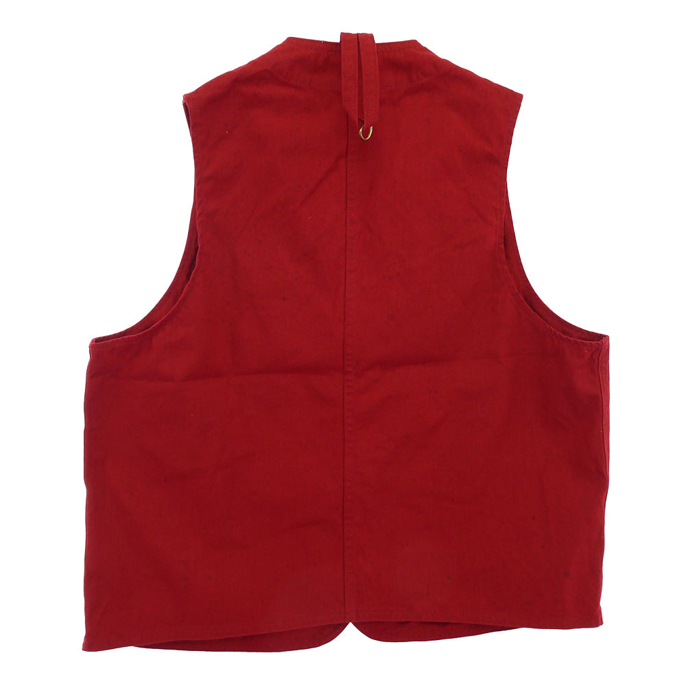 TENDERLOIN テンダーロイン T-FIELD VEST フィールド コットンダック生地 ベスト レッド レッド系 M【中古】
