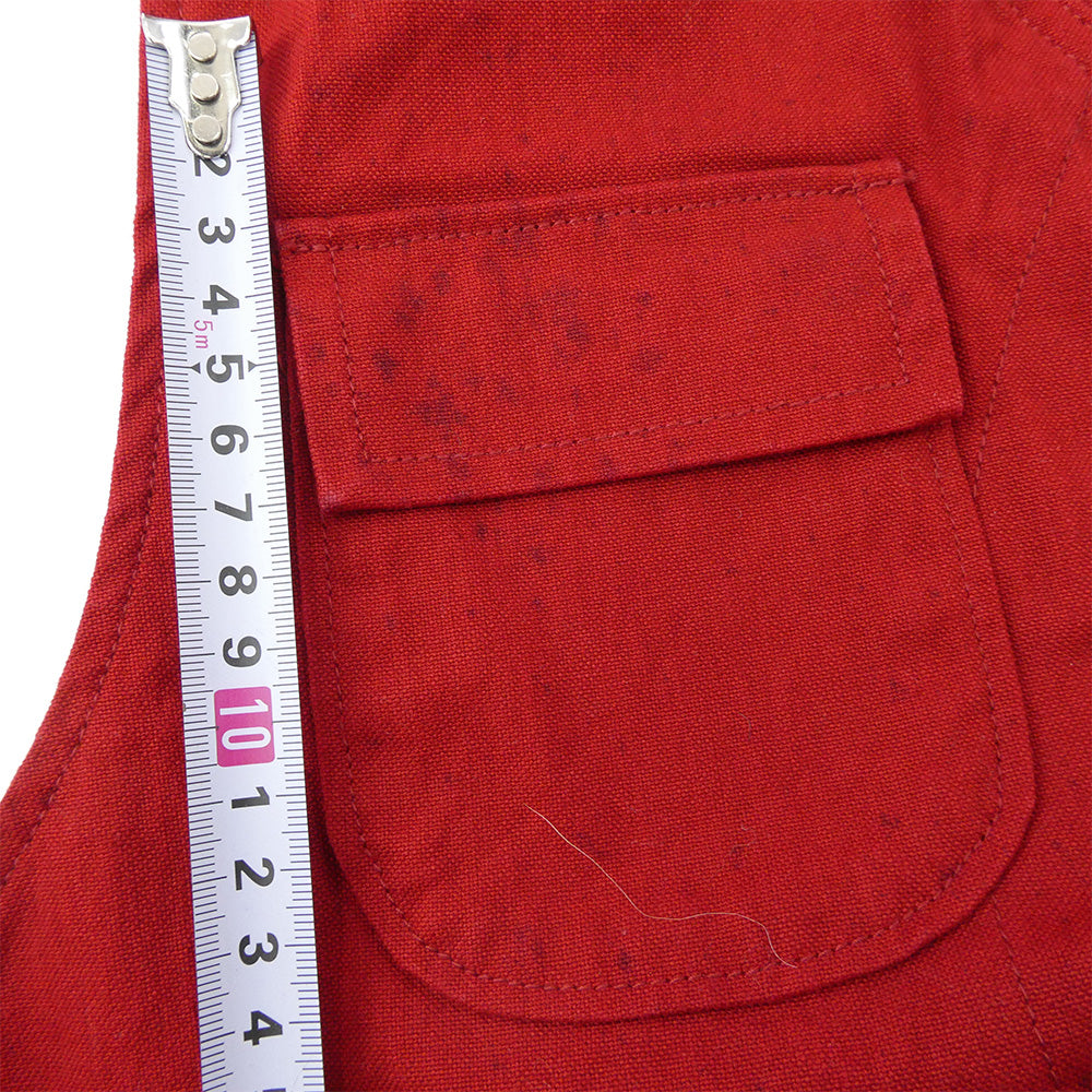 TENDERLOIN テンダーロイン T-FIELD VEST フィールド コットンダック生地 ベスト レッド レッド系 M【中古】