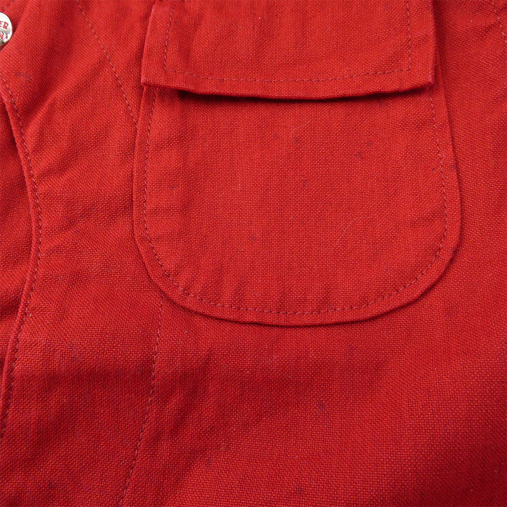 TENDERLOIN テンダーロイン T-FIELD VEST フィールド コットンダック生地 ベスト レッド レッド系 M【中古】