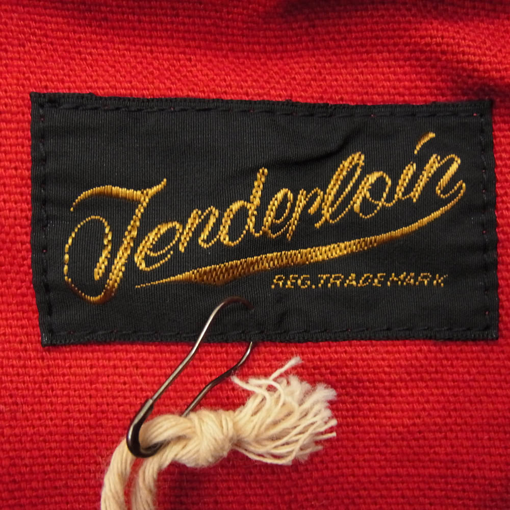 TENDERLOIN テンダーロイン T-FIELD COAT コットンダック生地 フィールド フーデッド コート レッド系 M【中古】