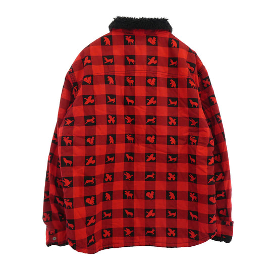 TENDERLOIN テンダーロイン T-SHERPA SHT W シェルパ ウィンチェスター チェック ボアフリース ジャケット レッド系 ブラック系 M【中古】