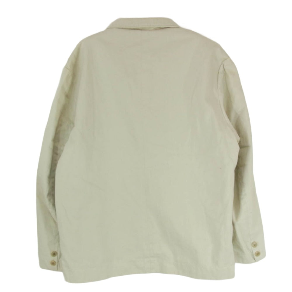 TENDERLOIN テンダーロイン T-SATIN JKT サテン 3B テーラードジャケット ブレザー オフホワイト系 M【中古】