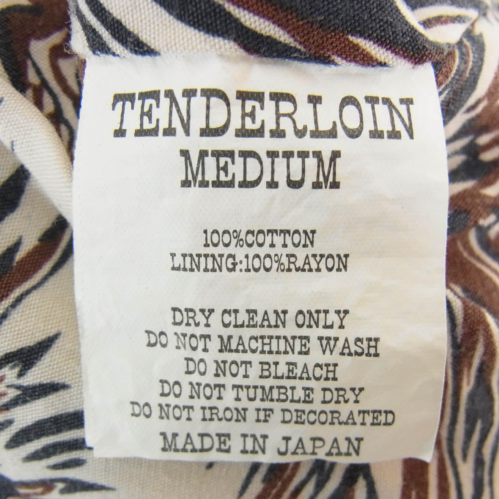 TENDERLOIN テンダーロイン T-SATIN JKT サテン 3B テーラードジャケット ブレザー オフホワイト系 M【中古】