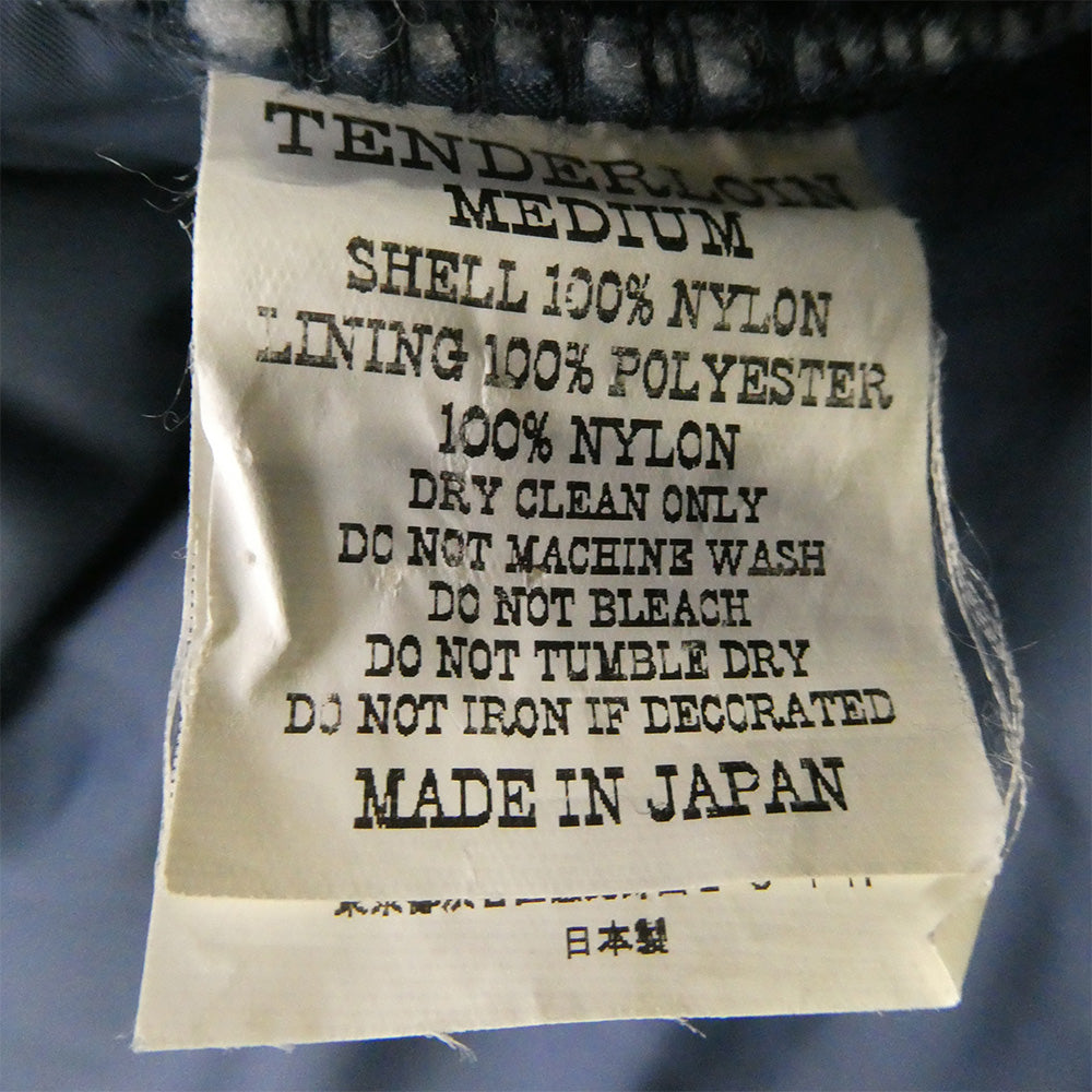 TENDERLOIN テンダーロイン T-NRA RACING JKT ロゴワッペン レーシング ダウンジャケット ネイビー系 M【中古】