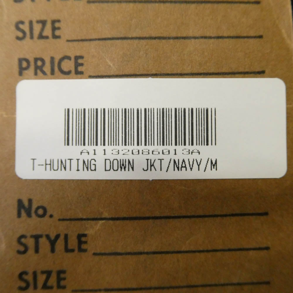 TENDERLOIN テンダーロイン T-HUNTING DOWN JKT ハンティング ダウンジャケット ネイビー ネイビー系 M【中古】