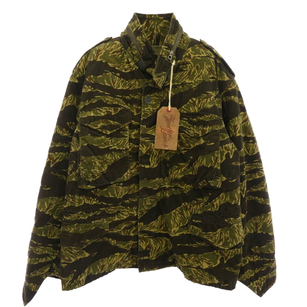 TENDERLOIN テンダーロイン T-M-65 CORDUROY CAMO M65 着脱可能ボアフリースライナー付 カモフラ コーデュロイ フィールドジャケット M【中古】
