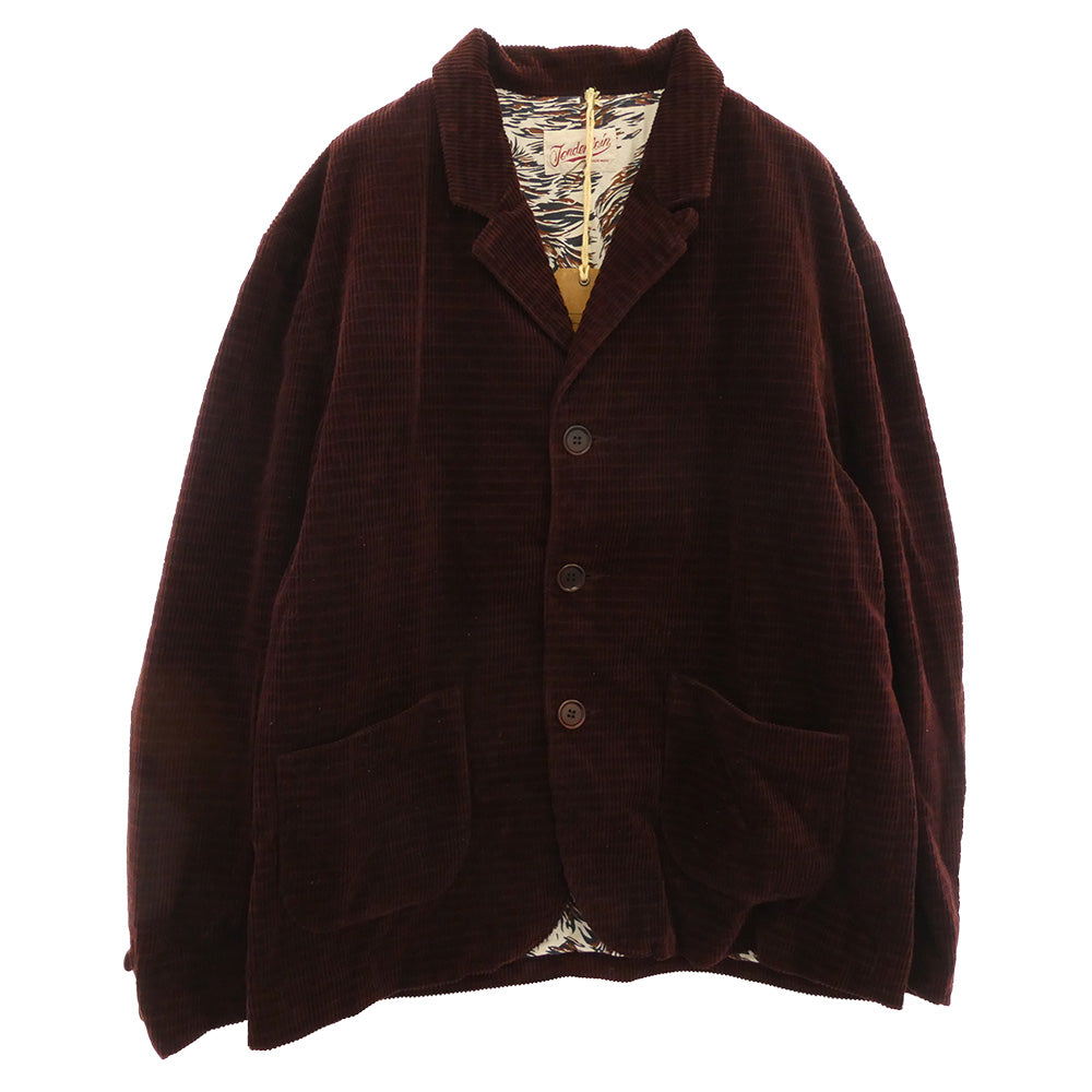 TENDERLOIN テンダーロイン T-CORDUROY JKT コーデュロイ 3B テーラードジャケット エンジ系 M【美品】【中古】