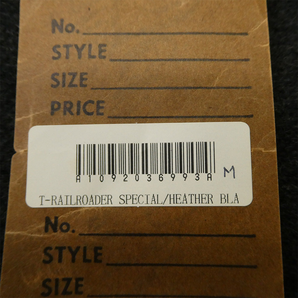 TENDERLOIN テンダーロイン T-RAIL ROADER SPECIAL HEATHER レザー切替 レイルローダー スペシャル Pコート ブラック系 M【中古】