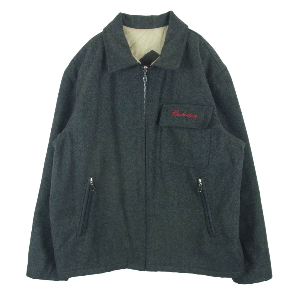 バドワイザー Vintage ヴィンテージ カナダ製 ウール ジャケット グレー系 XL【中古】