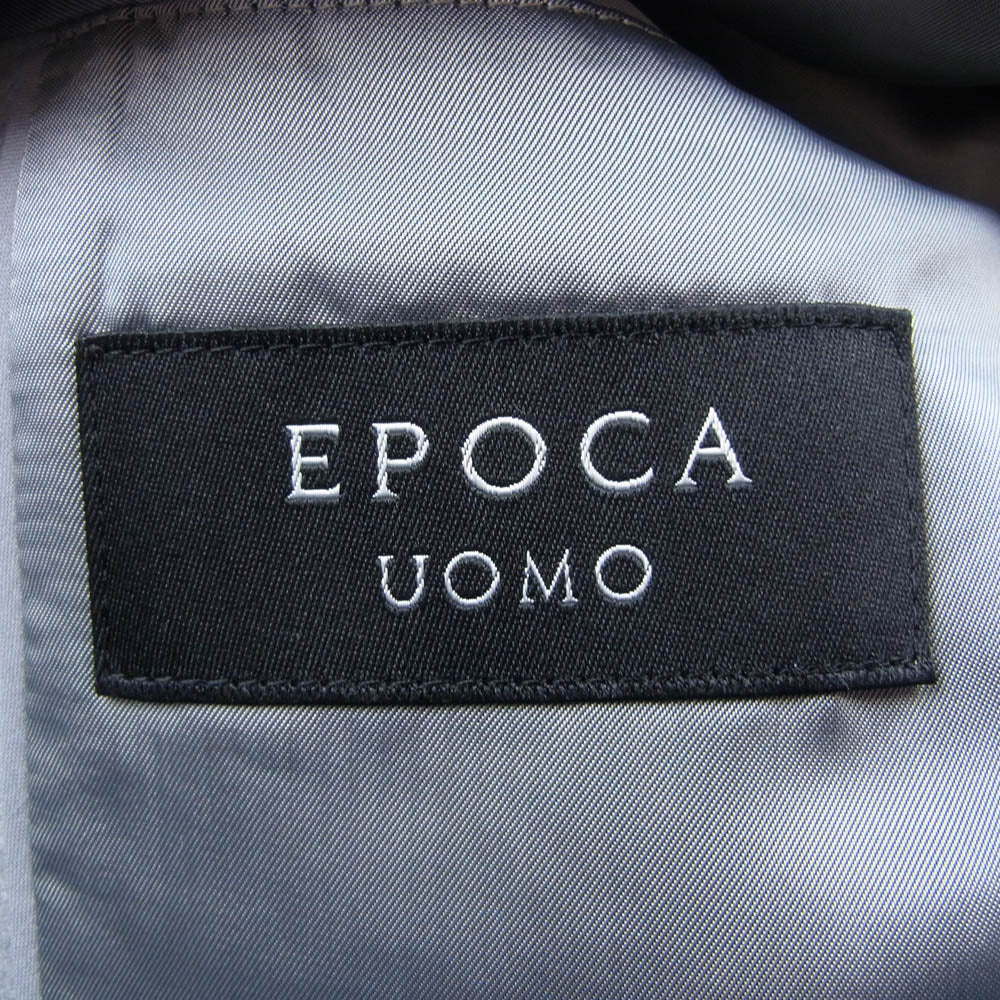 EPOCA UOMO エポカウォモ M1B41-303-04 ウール スタンド ミドルコート スタンドカラーコート グレー系 46【極上美品】【中古】