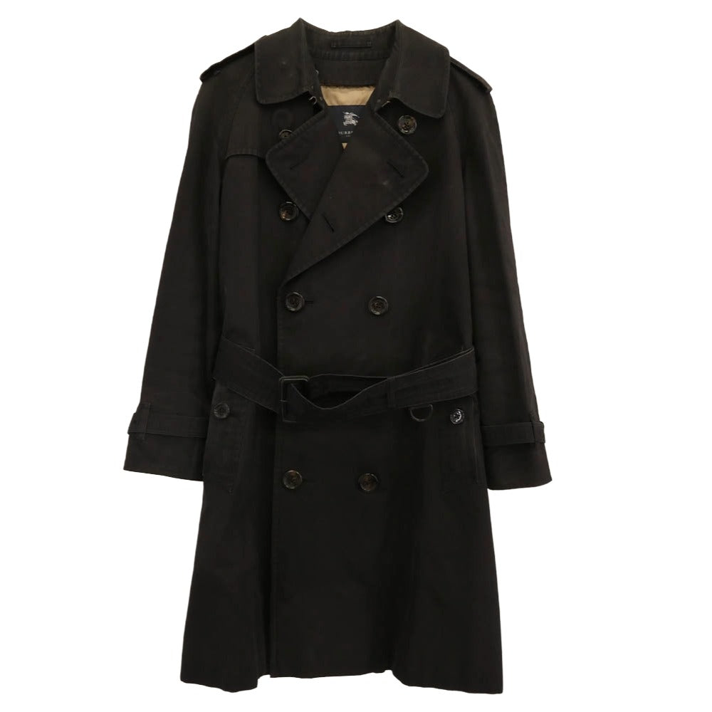 BURBERRY LONDON バーバリー ロンドン A1A19-877-09 着脱可能 ノバチェックライナー付属 トレンチコート ブラック系 M【中古】