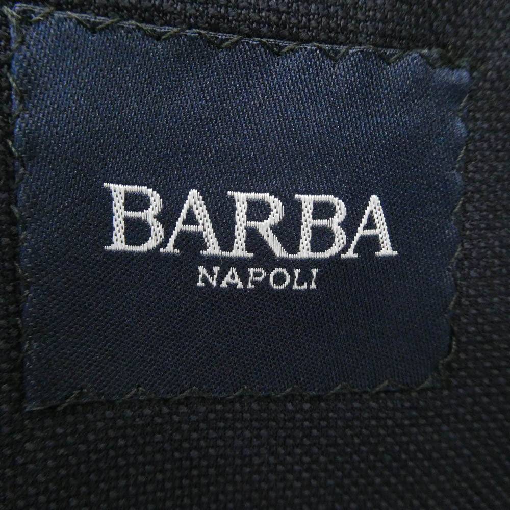 テ*2様 バルバ　シャツジャケット　2Bホップサック46ネイビー バルバ / BARBA / シャツジャケット / ダブルブレスト 4ボタン