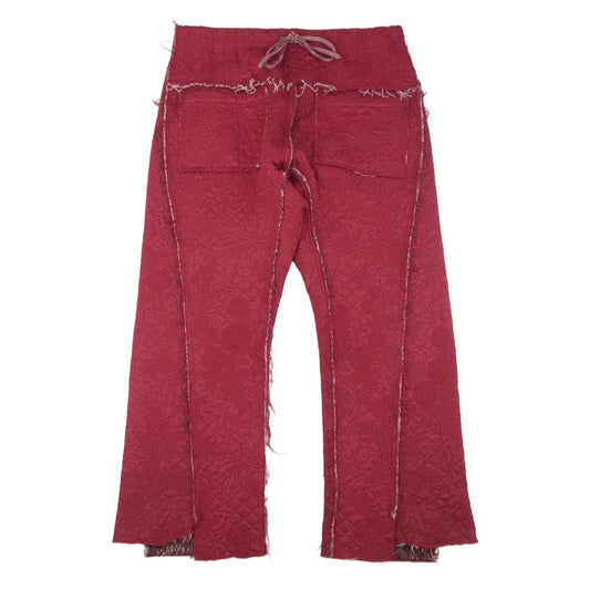 ヴィルドゥホワイレン キルトステッチ カットオフ パンツ エンジ系【中古】