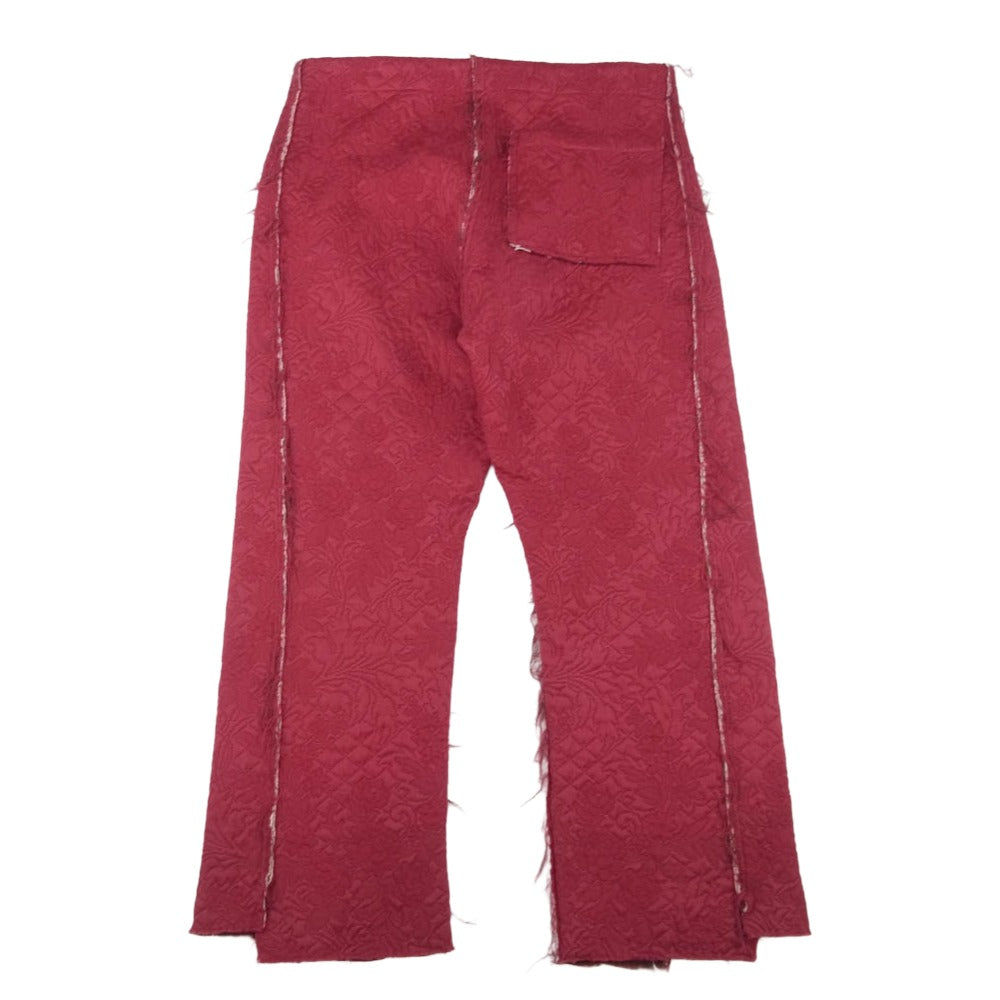 ヴィルドゥホワイレン キルトステッチ カットオフ パンツ エンジ系【中古】