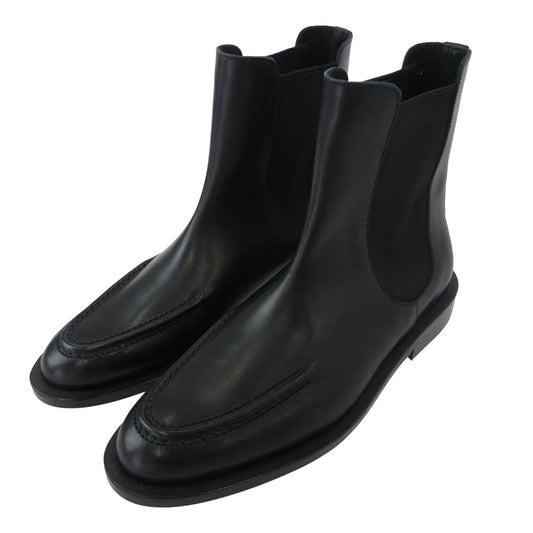 イシュム ISH-1-15-2 MOCA BOOTS モカ サイドゴア レザー ブーツ ブラック系 40【極上美品】【中古】