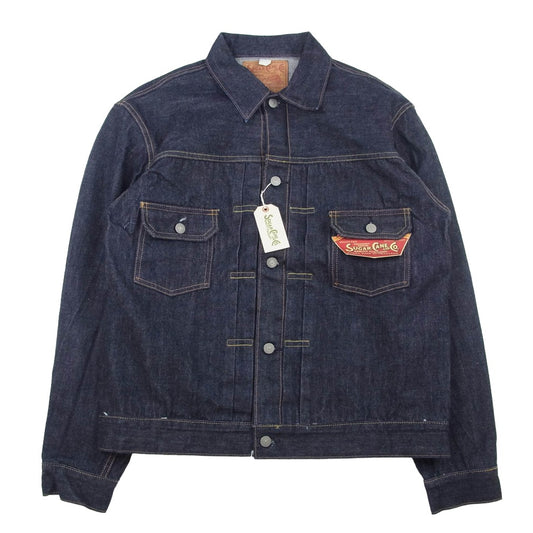 SUGAR CANE シュガーケーン SC11953A 14.25oz DENIM JACKET 1953 MODEL 2nd タイプ デニム ジャケット インディゴブルー系 42【極上美品】【中古】